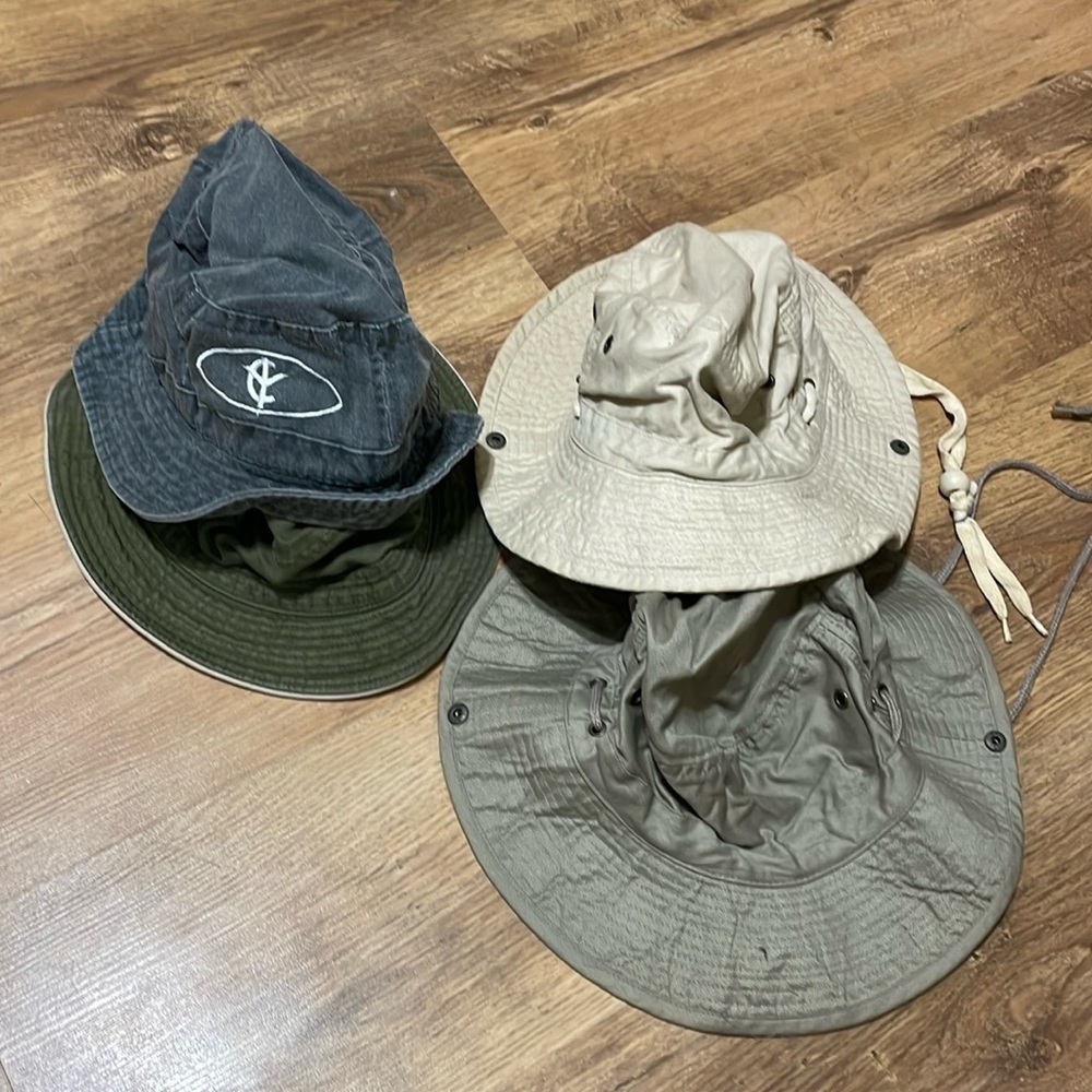 Outdoorsman bucket hats